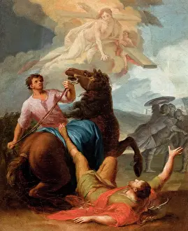 Apparition Prints: Conversion of St Paul, c1800. Creator: Lucjan Smuglewicz