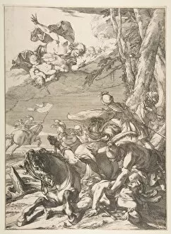 Conversion Collection: Conversion of St. Paul, ca. 1637. Creator: Laurent de la Hyre