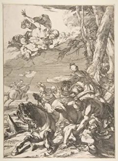 Laurent De La Hire Prints: Conversion of St. Paul, ca. 1637. Creator: Laurent de la Hyre