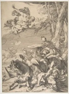Laurent De La Hire Prints: Conversion of St. Paul. Creator: Laurent de la Hyre