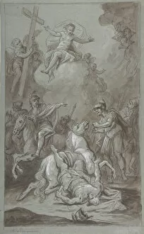 Brush And Brown Wash Collection: The Conversion of St. Paul (recto); The Execution of the Prisoner (verso)