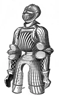 King Maximilian Prints: Convex armour said to be that of Maximilian, 15th century, (1870)