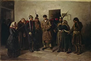 Parting Gallery: Convict, 1879. Artist: Makovsky, Vladimir Yegorovich (1846-1920)