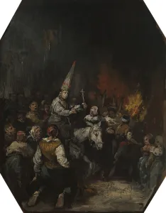 Convicted by the inquisition, ca 1860. Artist: Lucas Velazquez, Eugenio (1817-1870)