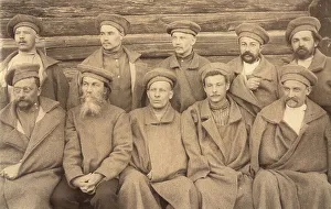 Irkutsk State University Prints: Convicts in Prison Uniform, 1906-1911. Creator: Isaiah Aronovich Shinkman