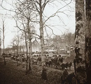 Somme Prints: Convoy, Somme, northern France, c1914-c1918