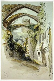 Conway Castle, 1849. Creator: Thomas Miles Richardson II