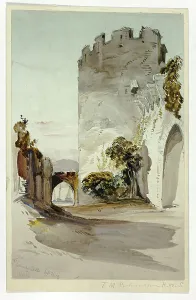 Conway Castle, 1849. Creator: Thomas Miles Richardson II