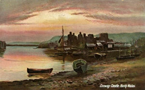 Conwy Gallery: Conway Castle, Caernarvonshire, North Wales, late 19th or early 20th century