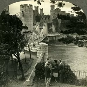 Plantagenet Gallery: Conway Castle, a Strong and Noble Medieval Fortress, Conway, Wales, c1930s. Creator: Unknown