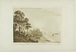 Conway in the County of Caernarvon, 1776. Creator: Paul Sandby