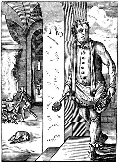 A Cabasson Prints: The cook, 16th century (1849). Artist: Jost Amman