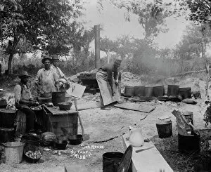 Preparations Gallery: Cook house, 1893. Creator: Unknown