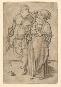 Frying Pan Prints: The Cook and His Wife (copy). n. d. Creator: Unknown
