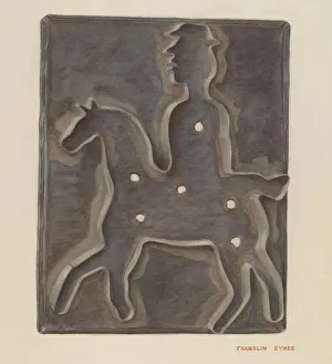 Biscuit Prints: Cookie Cutter, 1935 / 1942. Creator: Franklyn Syres