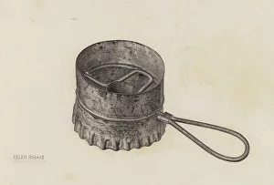 Baking Prints: Cookie Cutter, c. 1936. Creator: Helen Hobart