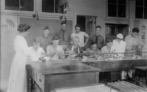 Lesson Prints: Cooking class, Pratt Institute