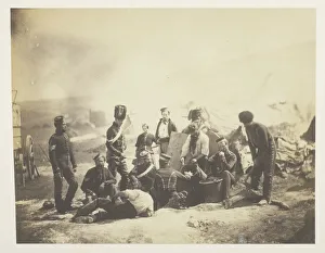Cooking House of the 8th Hussars, 1855. Creator: Roger Fenton Cooking House of the 8th Hussars, 1855. Creator: Roger Fenton
