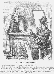 Tailors Shop Collection: A Cool Customer. (1871?)
