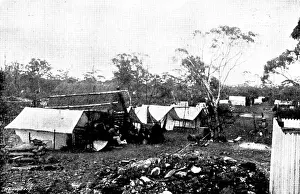 Goldmine Prints: The Coolgardie Goldfields: general view of a mine, 1895. Creator: Unknown