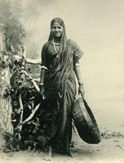Coolie Prints: Cooly Woman. Creator: Unknown
