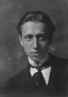 Starched Collar Prints: Cooper, Charles, Mr. portrait photograph, 1916. Creator: Arnold Genthe