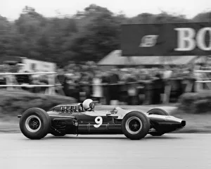 Cooper Coventry Climax, Bruce McLaren 1965 British Grand Prix. Creator: Unknown