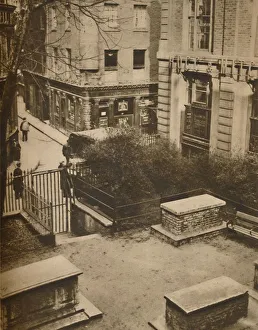 The Coopers Arms from the Churchyard of St. Olaves, Silver Street, c1935. Creator: Unknown