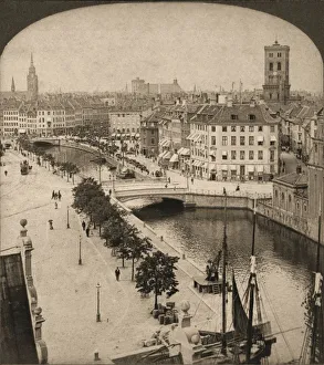 Skyline Prints: Copenhagen, Denmark, 1907. Creator: Works and Sun Sculpture Studios