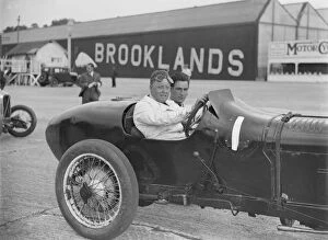 Bouts Gallery: Coppa Florio type Sunbeam of EL Bouts, Surbiton Motor Club race meeting, Brooklands, Surrey, 1928