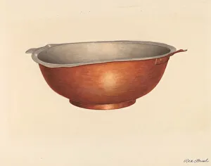 Rex F Bush Prints: Copper Bowl, c. 1938. Creator: Rex F Bush