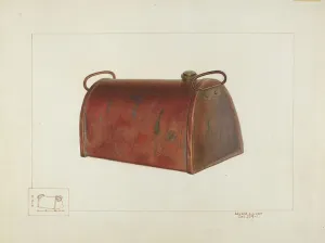 Edward L Loper Prints: Copper Foot Warmer, c. 1937. Creator: Edward L Loper