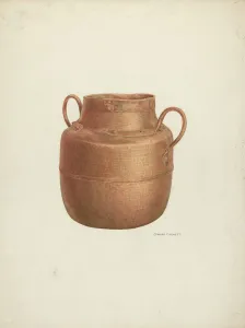 Edward Jewett Prints: Copper Kettle, 1937. Creator: Edward Jewett