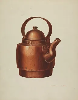 Edward L Loper Prints: Copper Kettle, c. 1939. Creator: Edward L Loper