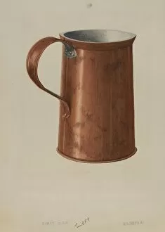Shurtliff Wilford H Gallery: Copper Measuring Cup, c. 1938. Creator: Wilford H. Shurtliff