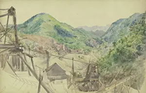 Extraction Prints: Copper mining, 1853. Creator: Adolf Hoffler