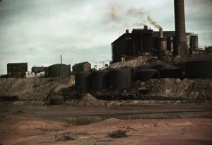 Copper mining and sulfuric acid plant, Copperhill, Tenn. 1940. Creator: Marion Post Wolcott