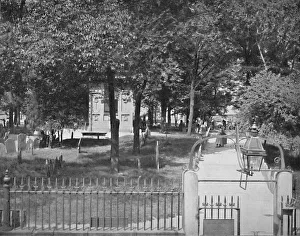 Copps Hill Cemetery, Boston, c1897. Creator: Unknown