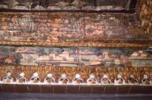 Coptic Fresco of the River Nile, c6th-7th century