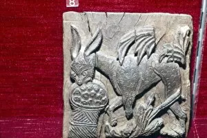 Coptic Woodcarving of Donkey, 6th century