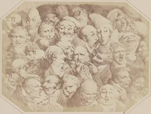 Group Of People Collection: Copy of a Lithographic Print, before May 1844. Creator: William Henry Fox Talbot