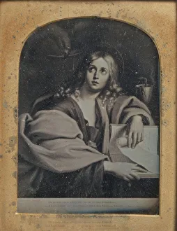 Daguerreotype Prints: Copy of the Painting St. John the Evangelist by Domenichino, 1846-52