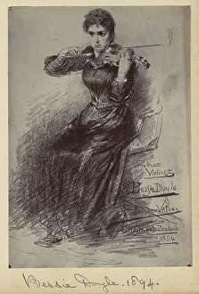 Velden Petrus Van Der Prints: Copy of a Petrus van der Velden painting - Bessie Doyle