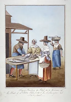 Copy of a stained glass window, St Peters Hospital, Newington Butts, Southwark, London, 1825