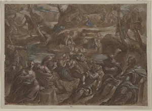 Copy After Prints: Copy of Tintorettos Children of Israel Gathering Manna, after 1594. Creator: Unknown