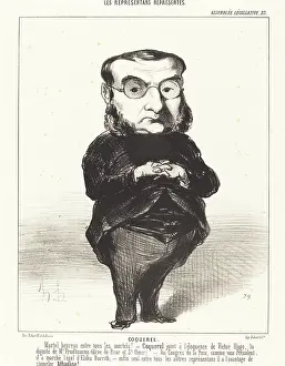 Protestantism Prints: Coquerel, 1849. Creator: Honore Daumier