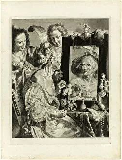 Sadness Gallery: The Coquette, 1656 / 58. Creator: Jeremias Falck