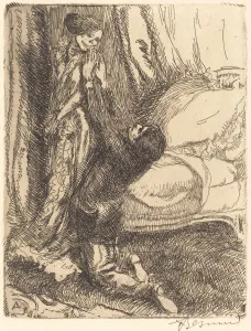 Pleading Gallery: Coquette, 1900. Creator: Paul Albert Besnard