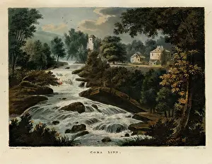 Running Water Prints: Cora Linn, 1801. Creator: James Merigot