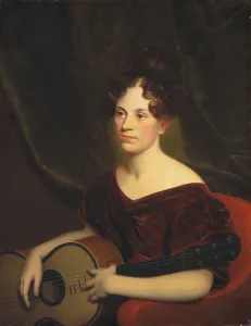 Ingham Charles Cromwell Prints: Cora Livingston, c. 1833. Creator: Charles Cromwell Ingham